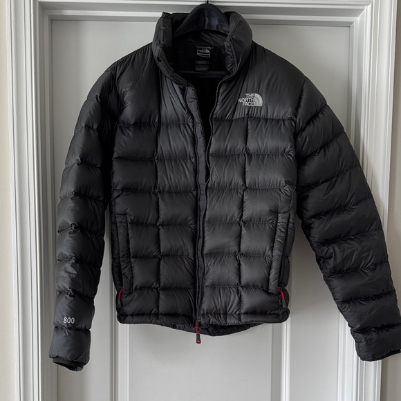 The North Face Men's Charcoal Puffer Jacket - Picture 1 of 6